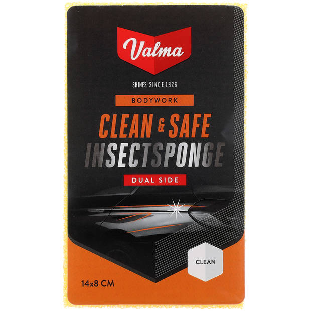 Valma insectenspons V003 foam 8 x 14 cm geel