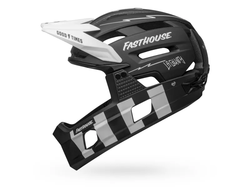 Bell Helmets Super Air R Spherical, Lukket hjelm, I-form konstruktion, Hjelmvisir, Mat