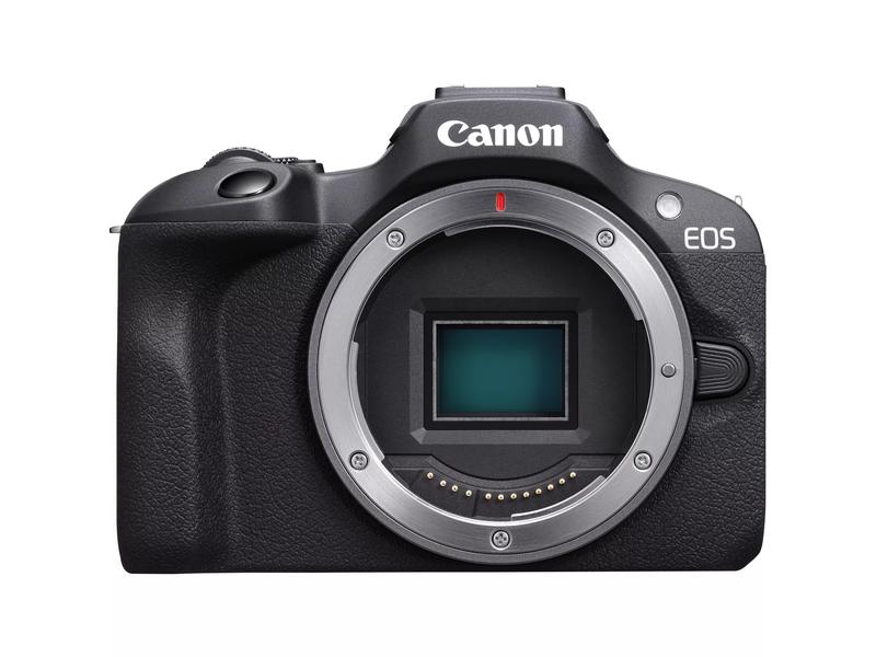 Canon Fotokamera EOS R100 RF-S 18-45 mm SDXC Extreme 64 GB Kompaktkamera mit leistungsstarken Funktionen, Objektiv, Speicherkarte und Tasche
