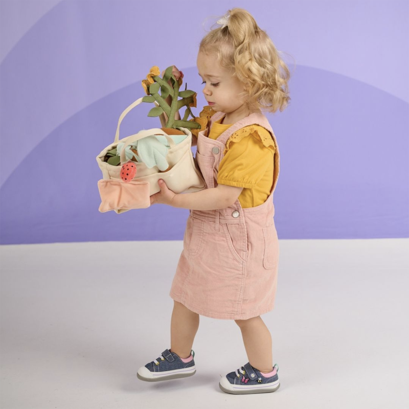 See Kai Run See Kai Run First Walker Stevie Chambray Garden