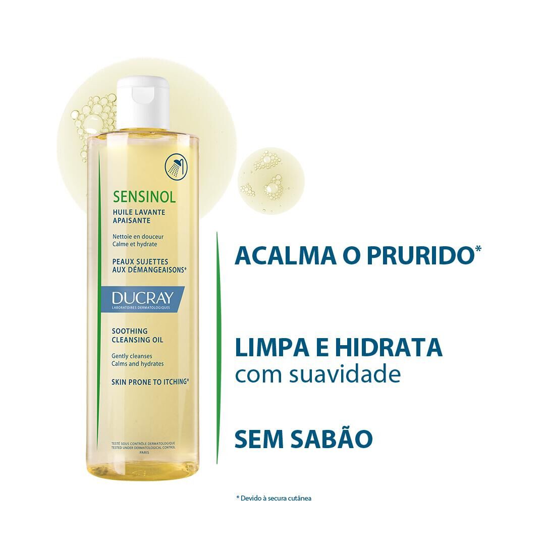 Ducray Sensinol Óleo Lavante Calmante 200ml - 400ml