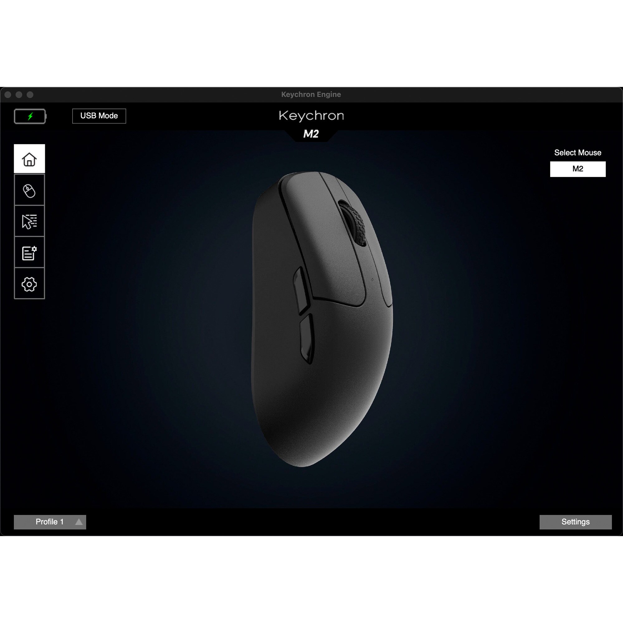 Keychron Gaming-Maus M2 Wireless