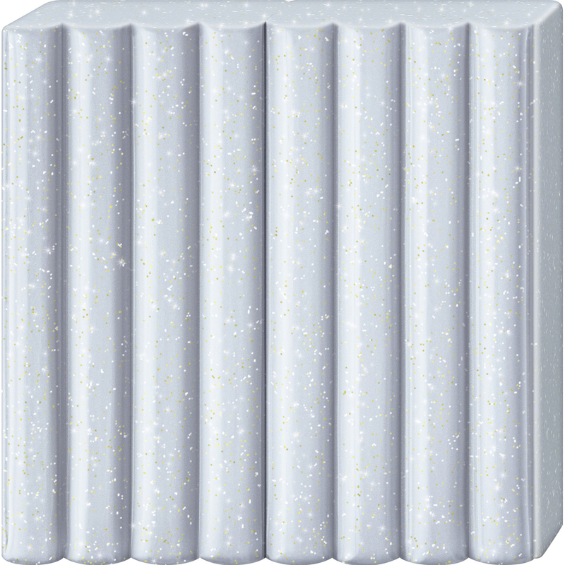 FIMO Modelliermasse kids, glitter silber