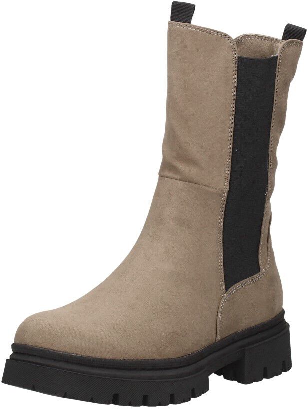 Marco Tozzi Enkellaarsjes Plat beige