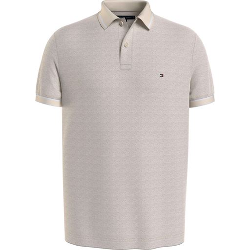 Tommy Hilfiger Monotype Oxford Collar Polo, Calico/White, L