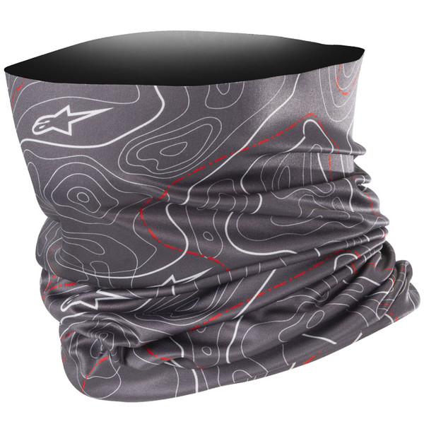 Alpinestars - Tour de cou Contours Gris / Rouge