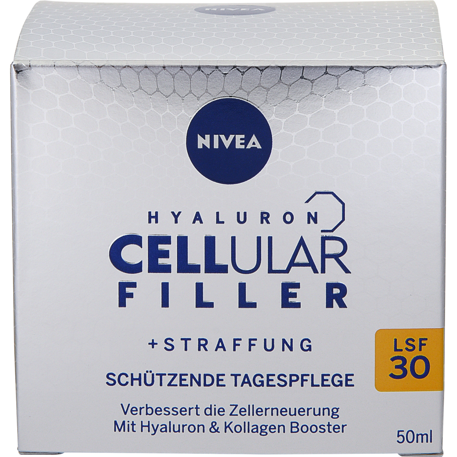 Nivea Hyaluron Cellular Filler + Straffung Schützende Tagespflege LSF 30 50 ml