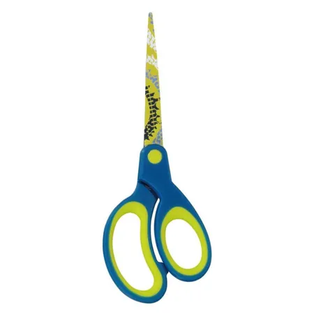 Herlitz Design Bastelschere Rechtshänder spitz 17 cm, 1 Stück, 3-fach sortiert