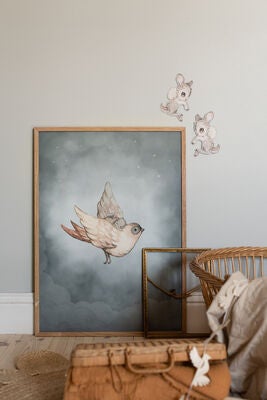 Mrs Mighetto Plakat Dear Sparrow 50x70
