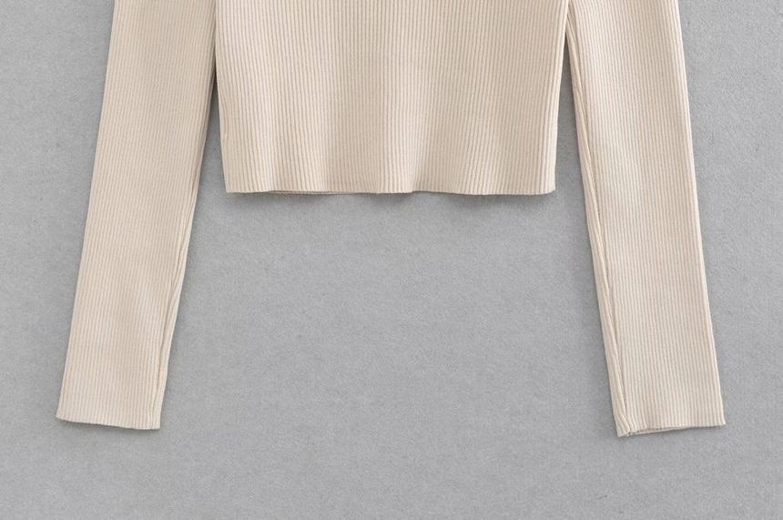 JOWI - Cropped Cardigan met Striksluiting