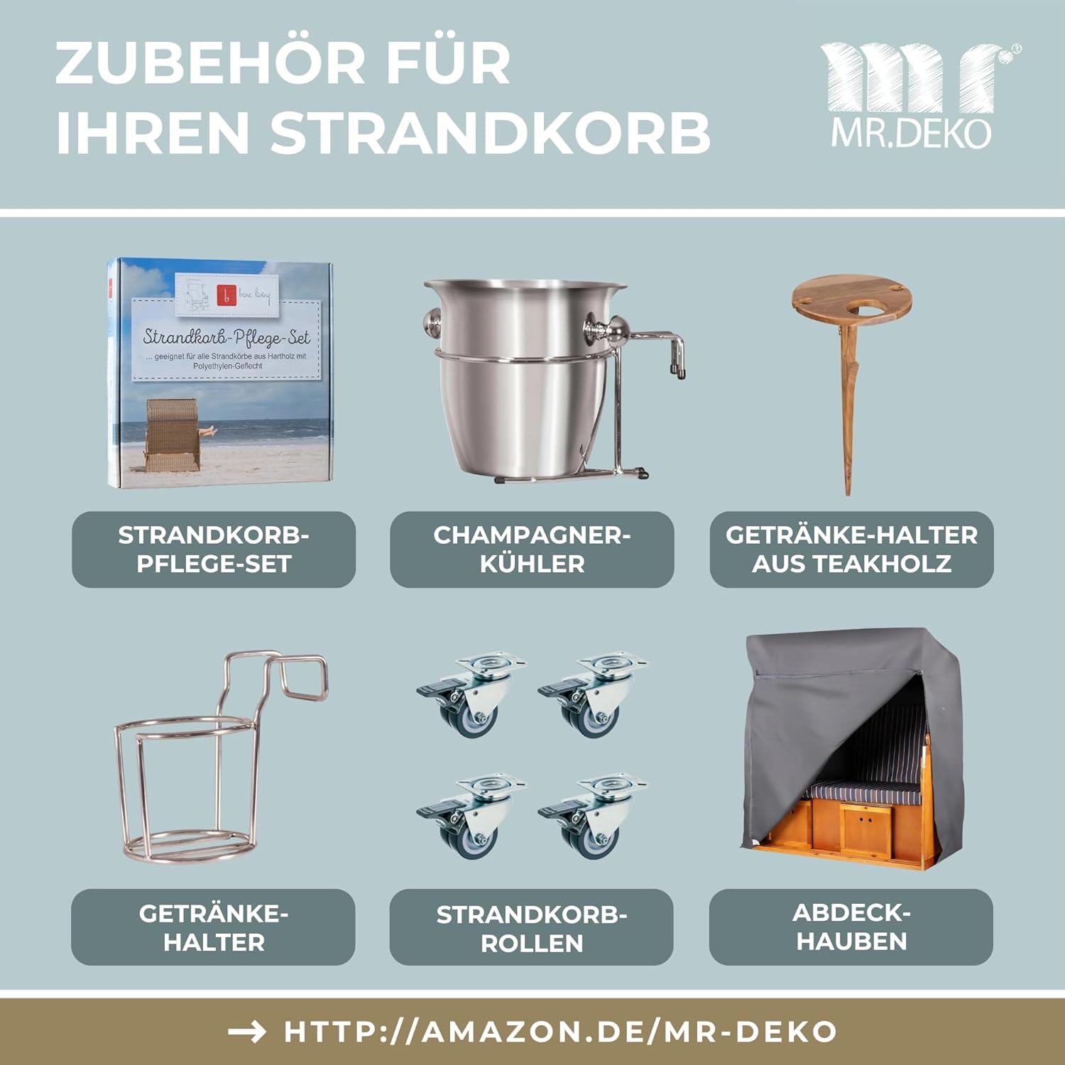 Strandkorb Schleswig Pinie Braun PE Mokka Dessin 560 | 2 Sitzer wetterfest | Ostseefeeling Garten Balkon | Roofed Wicker Beach Chair | Strandkörbe Volllieger Pinienholz | Fertig montiert