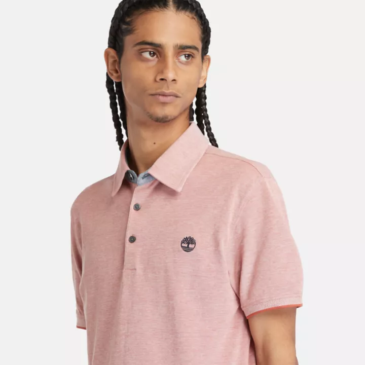 Polo Baboosic Brook Oxford pour homme en rouge