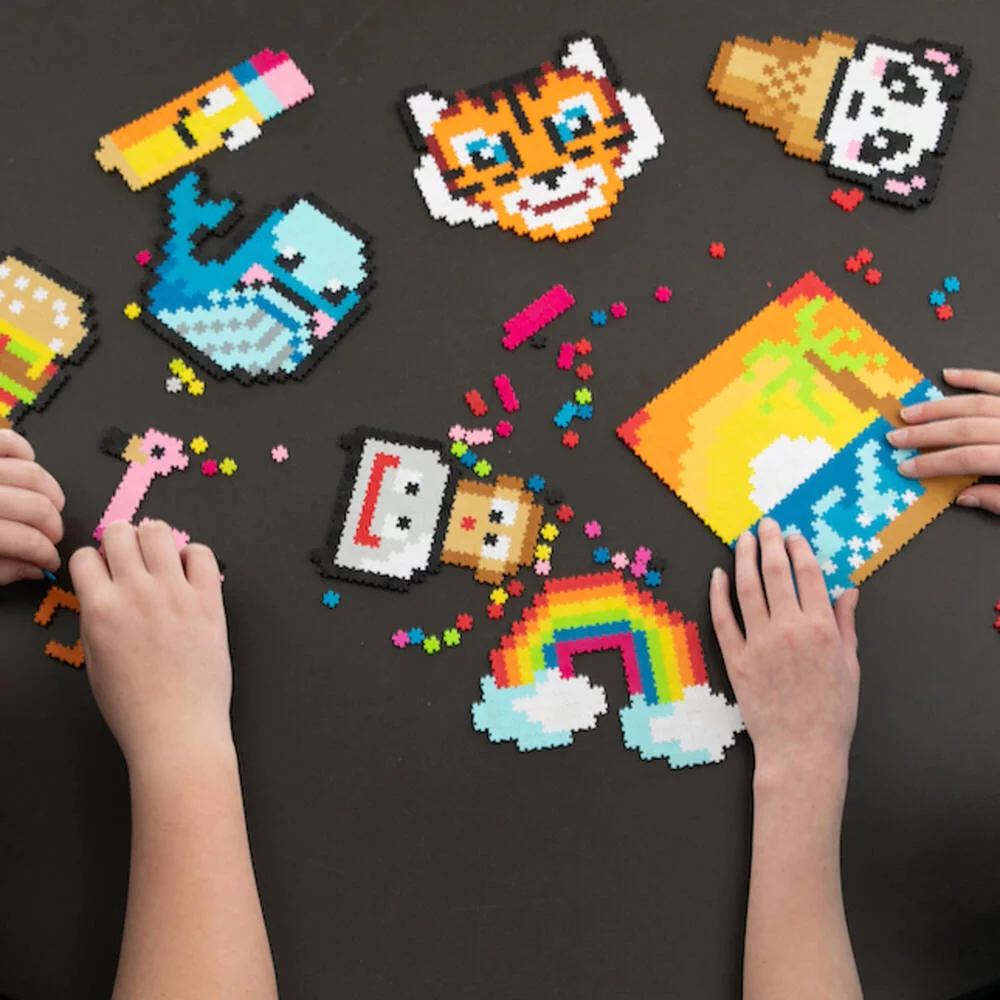 JIXELZ -  COFFRET CREATIF  - TINY PIECES BIG BUILDS 3000 PIECES