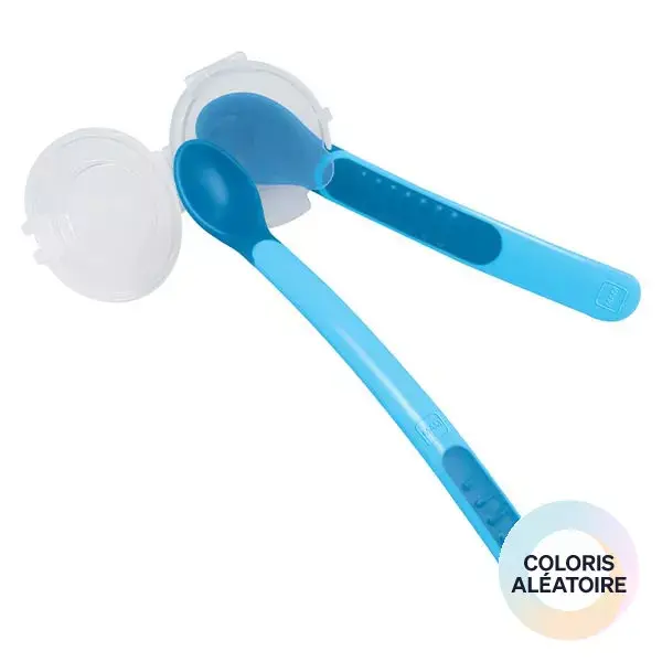 Colher termossensível MAM Mealtime + estojo de transporte