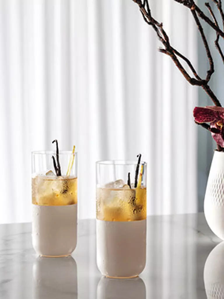 VILLEROY & BOCH Longdrinkbecher 4er Set MANUFACTURE ROCK BLANC GLAS weiss