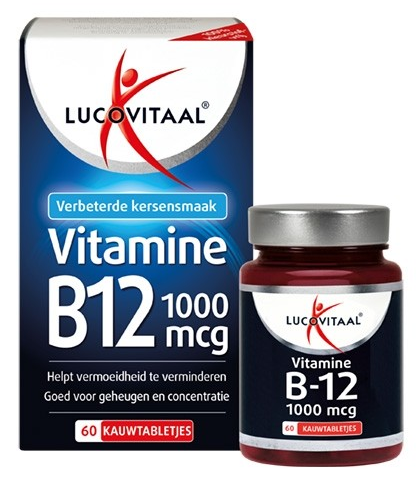 Lucovitaal Vitamine B12 1000mcg 60 kauwtabletten