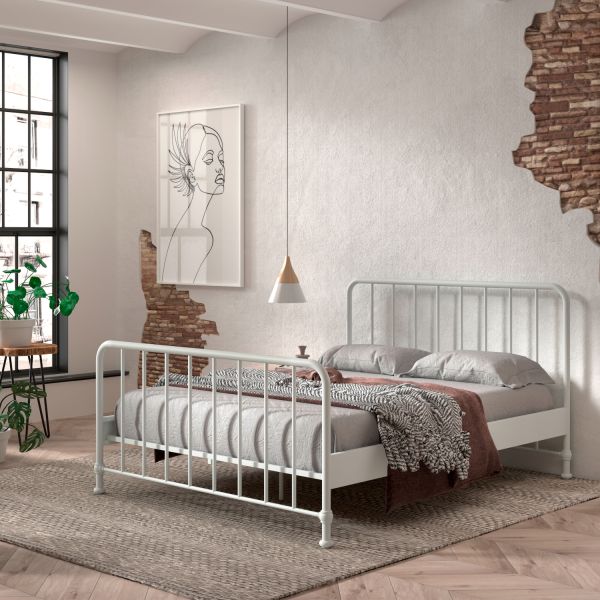 Vipack Bronxx Bed - 160 x 200 cm - Olive Green