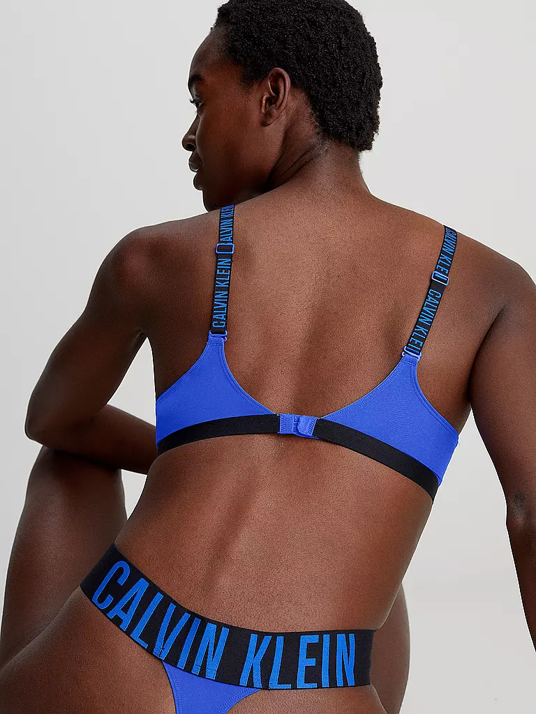 CALVIN KLEIN Bikinihose - String blau