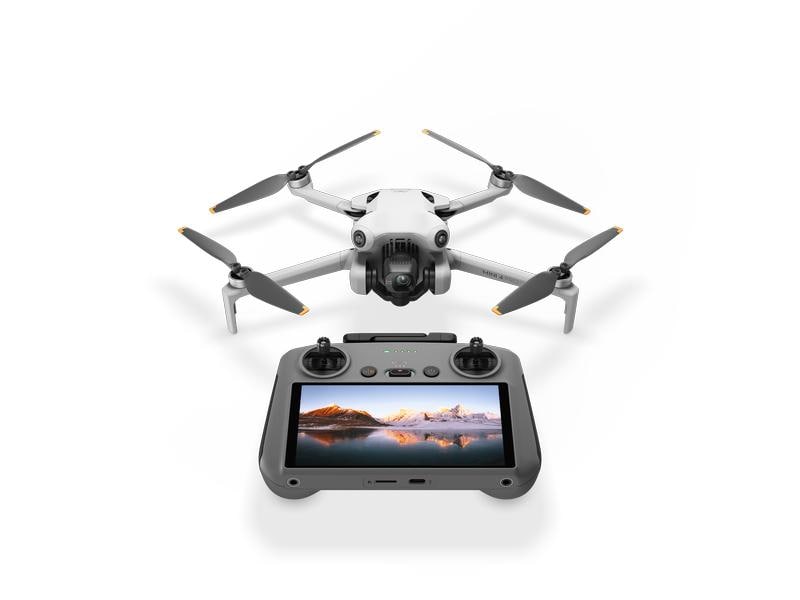DJI Multikopter Mini 4 Pro RC 2 RTF (C0 | CE) Kompakte Drohne mit 4k Kamera, Kollisionssensoren und 249g Abfluggewicht