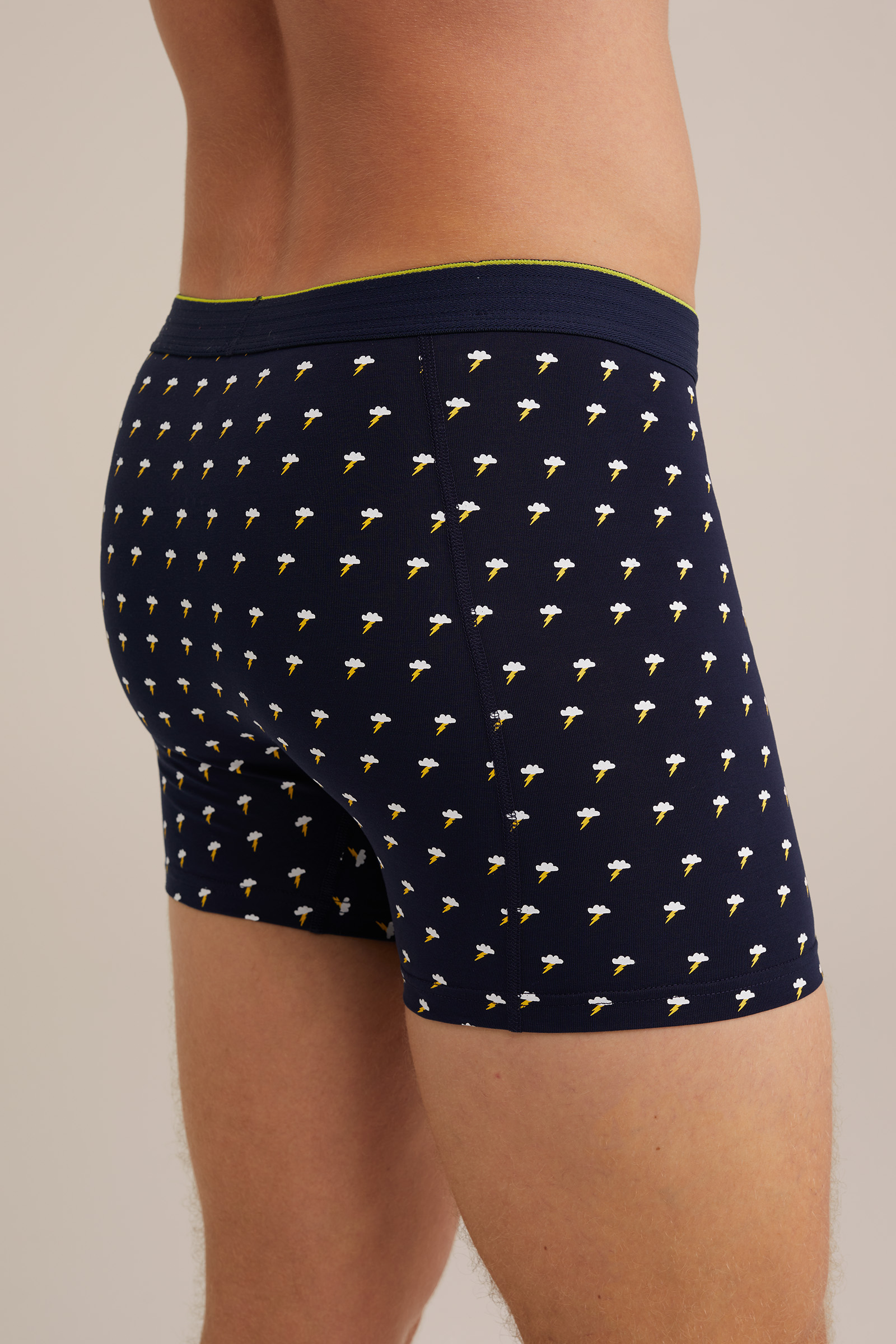 boxershort met dessin WE Fashion Donkerblauw