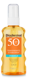 Biodermal Zonnebrand - Hydraplus - Transparante zonnespray - SPF 50 - 175ML