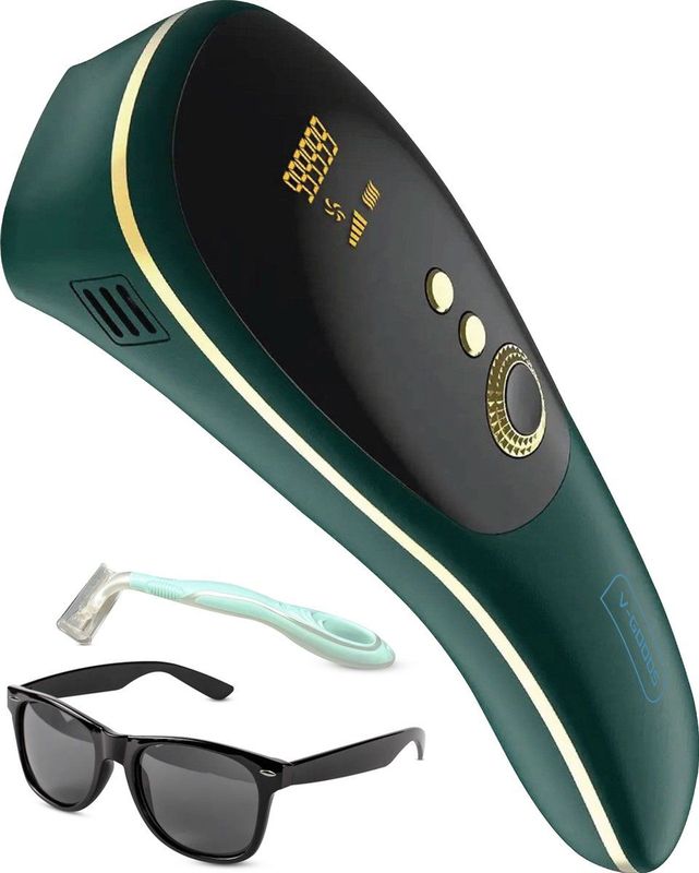V-Goods - Premium IPL Ontharingsapparaat - Laser en Lichtontharing - 990000 Flashes