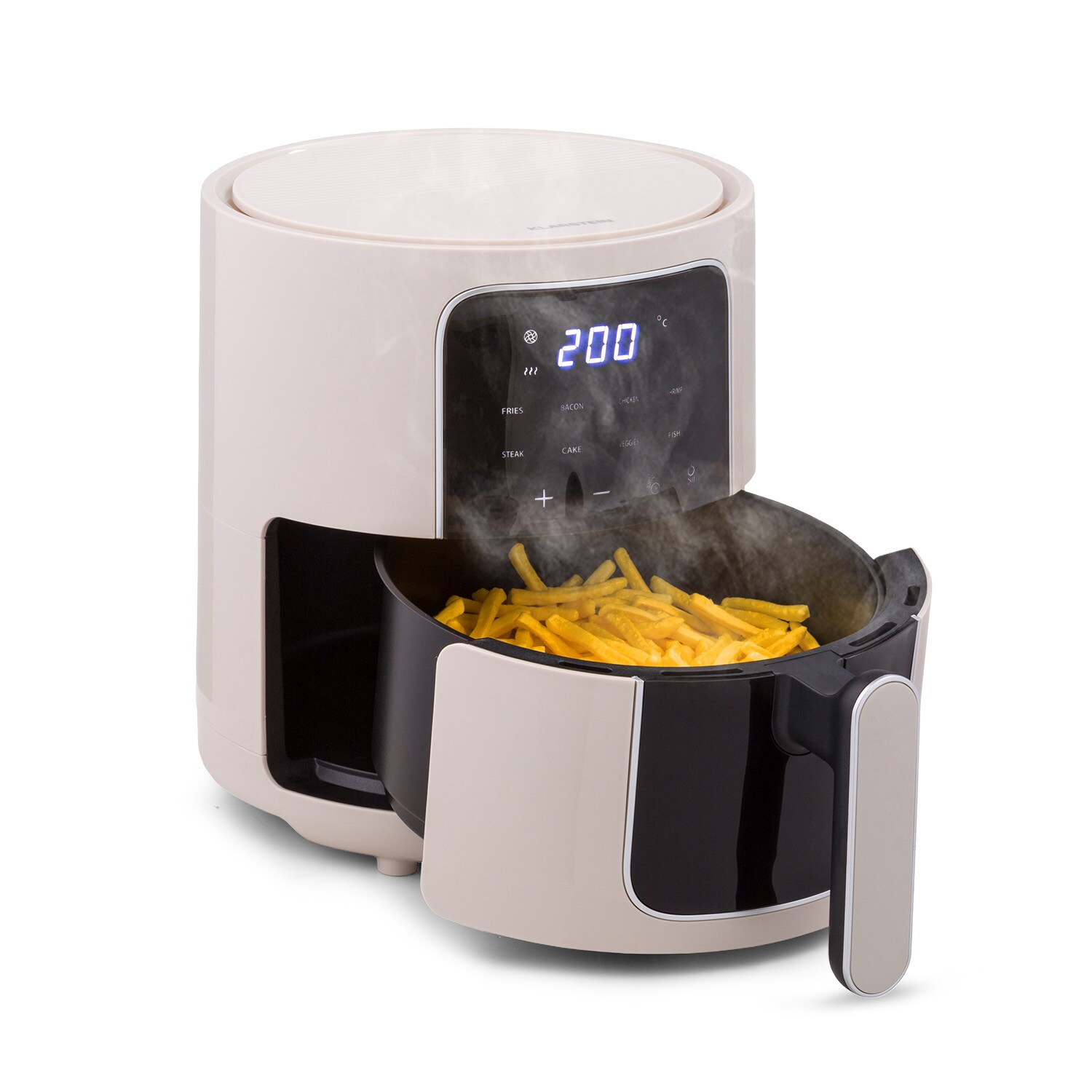 Crisp-Pro Heißluftfritteuse Air Fryer 1400W 3,5 Ltr 8 Programme Timer