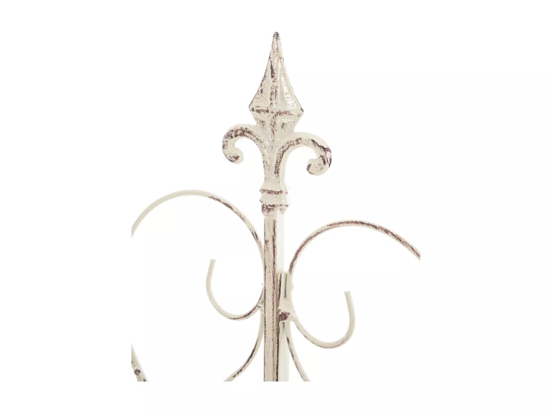 Lot de 2 treillis métal crème 99 x 1 x 133 cm 10_0003840