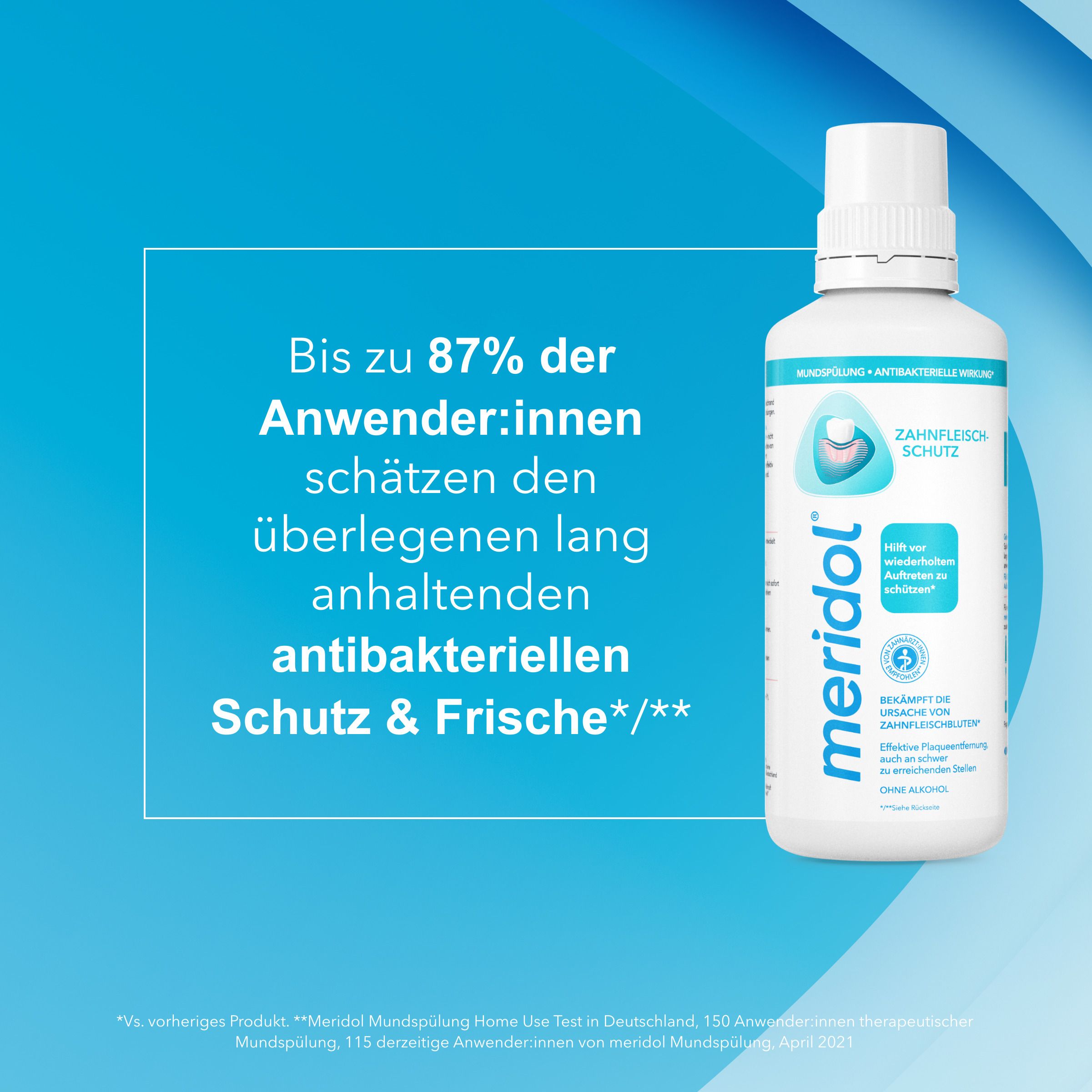 meridol Zahnfleischschutz antibakterielle Mundspülung