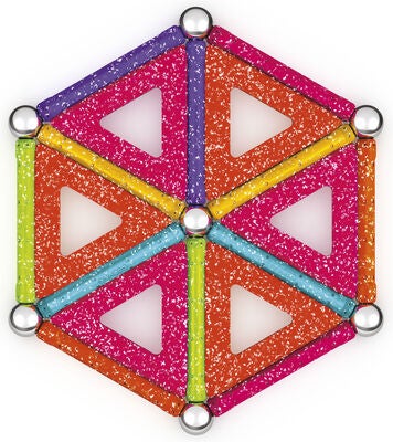 Geomag Byggesett 35 Deler, Glitter Panels