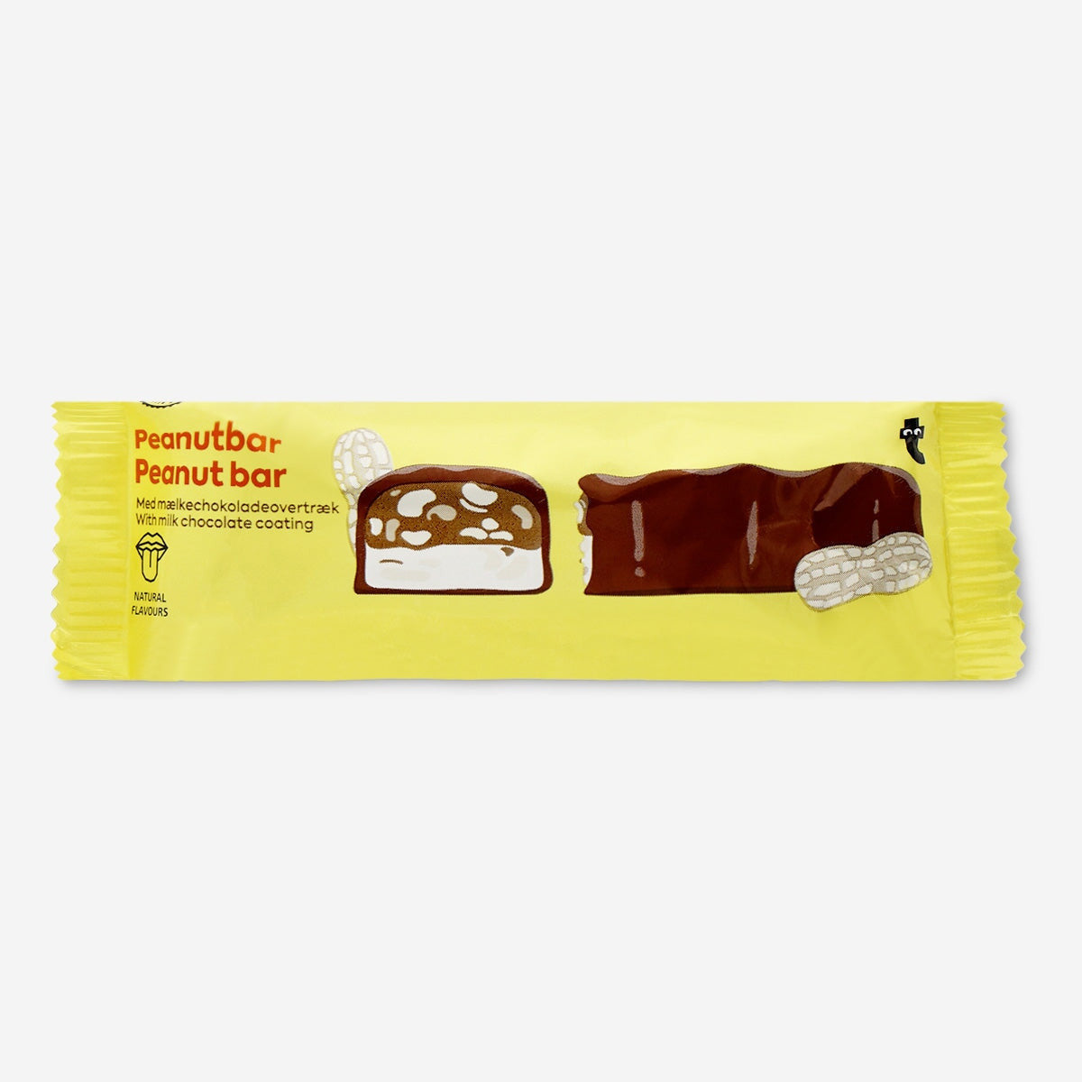 Chokoladebar med jordnødder