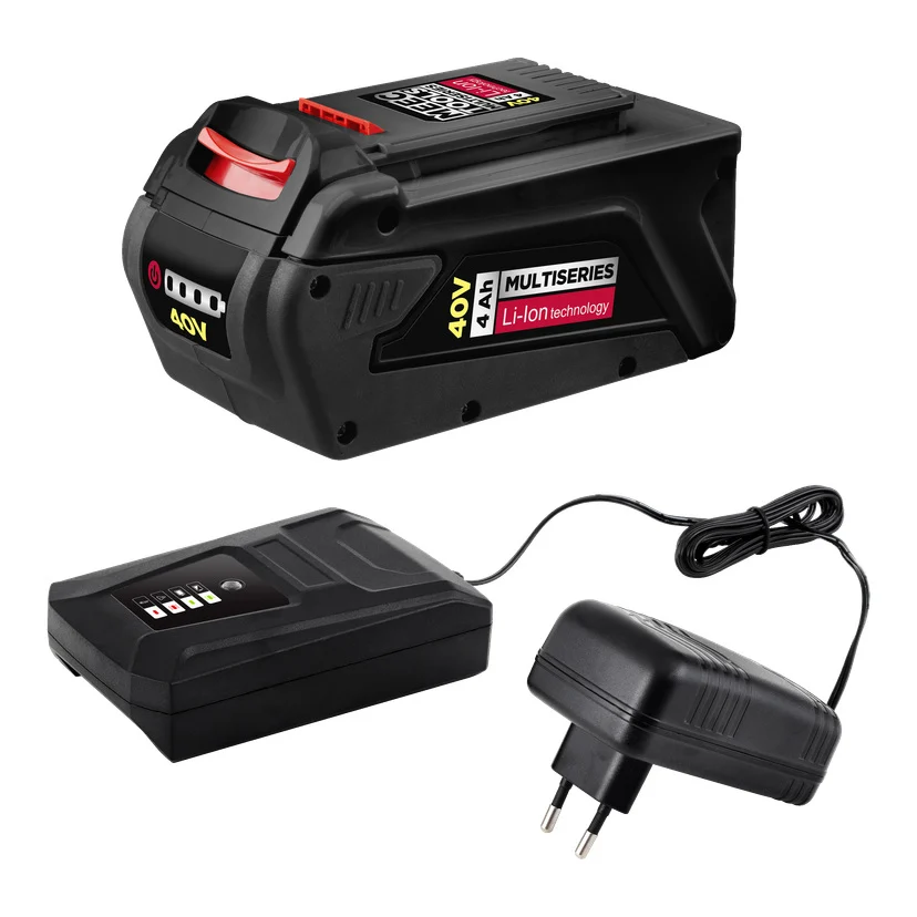 Batteridrevet selvgående gressklipper 40 V 4,0 Ah 46 cm