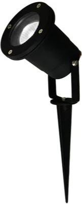 Intratuin grondspot Alpha zwart D 9,8 H 32,3 cm