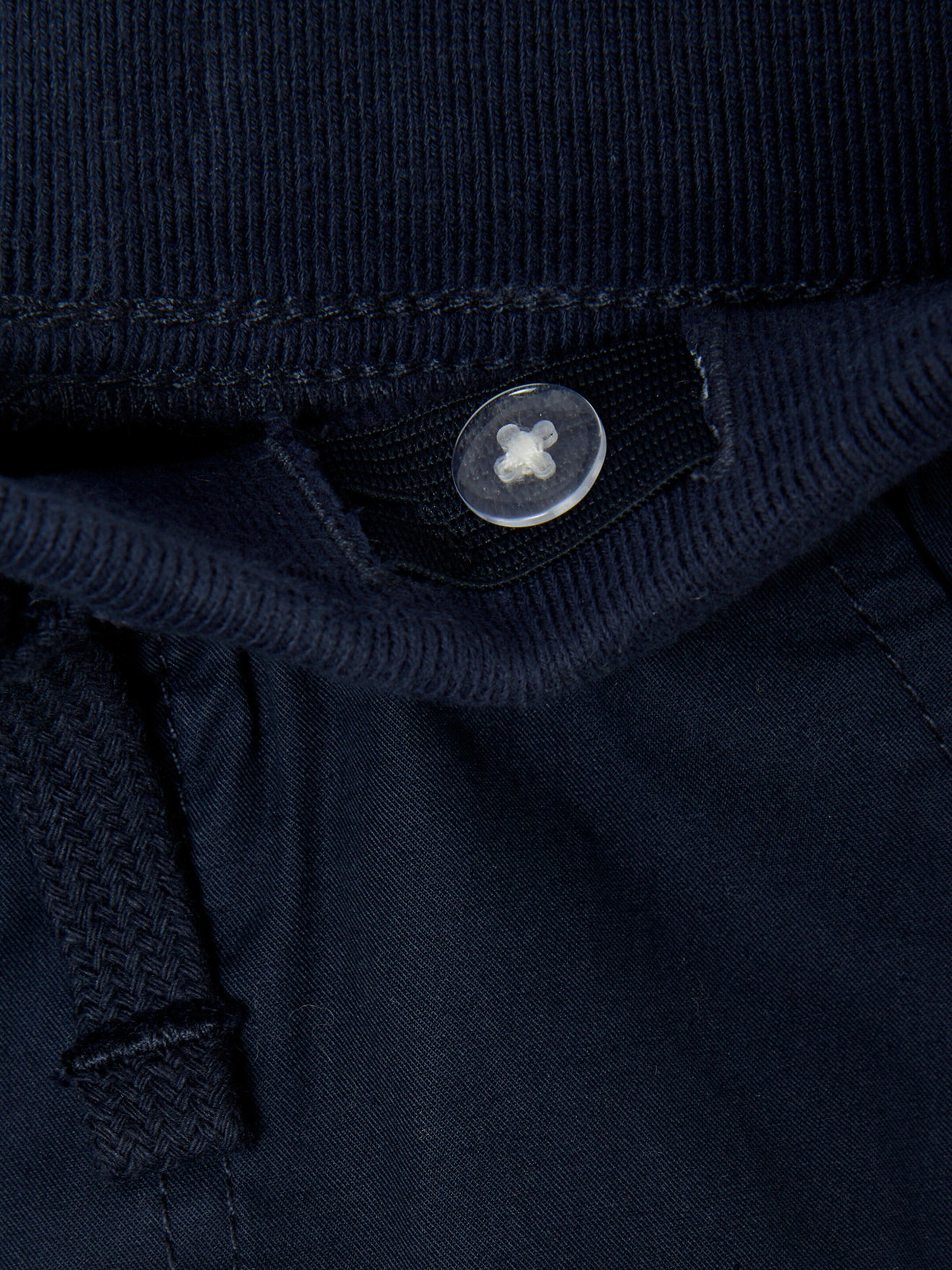 Vertbaudet Jungen Cargohose mit geradem Bein, Hüftweite SLIM nachtblau