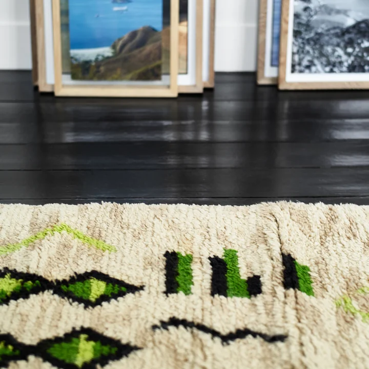 HKliving - Handgewebter Teppichläufer aus Wolle, 90 x 265 cm, oriental
