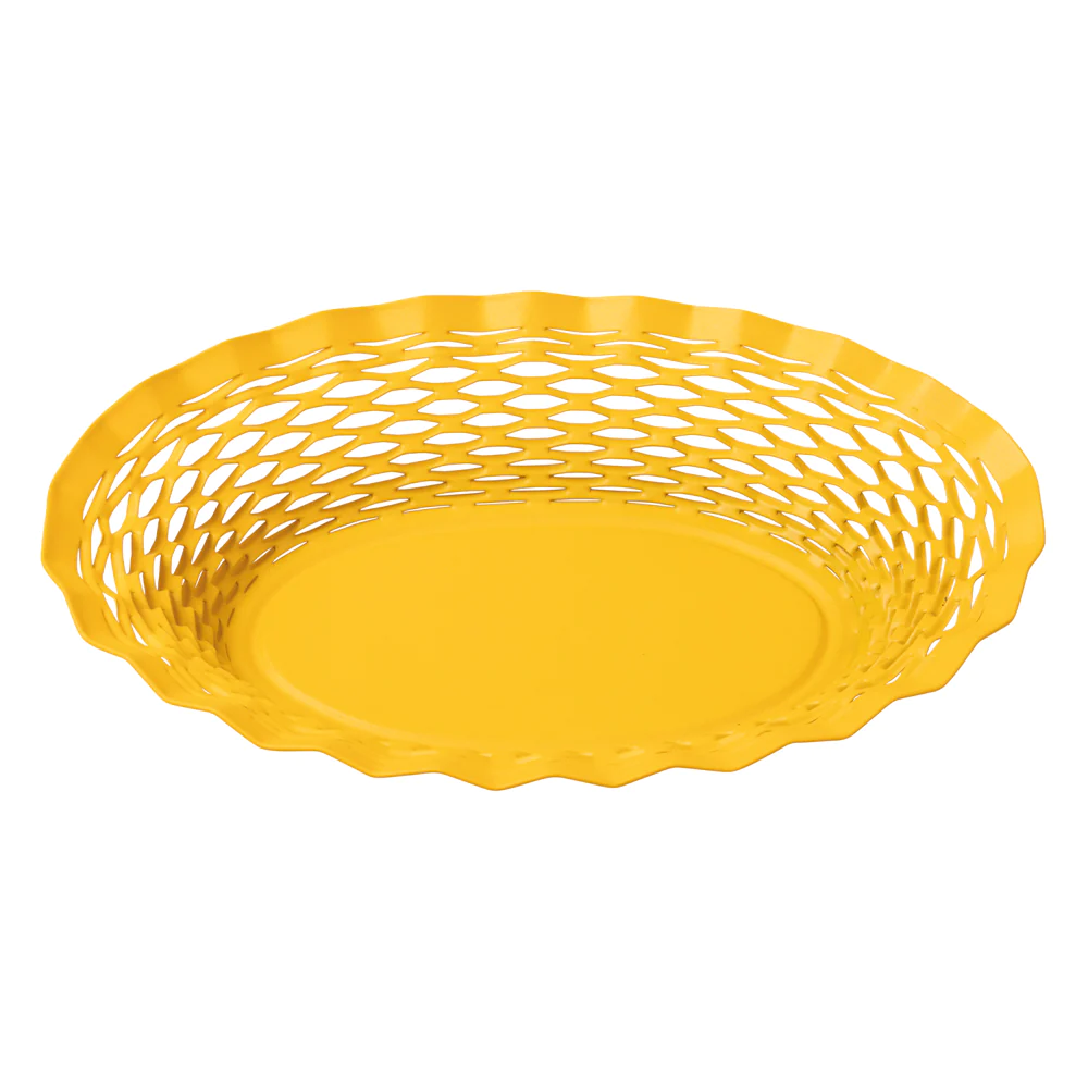 Corbeille à pain jaune 25x18 cm Roger Orfèvre