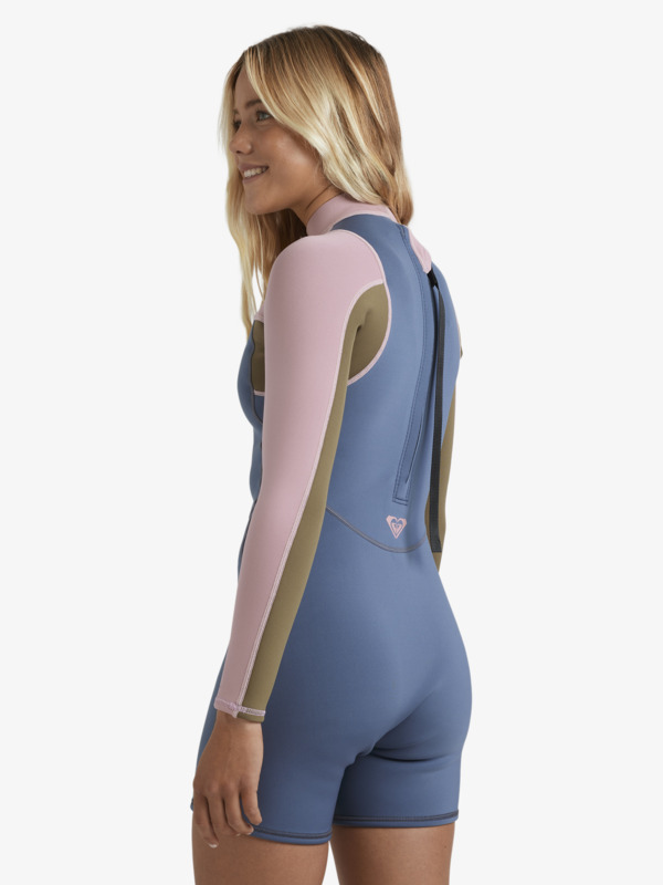 2/2mm Prologue+ Springsuit manches longues Gris Femme
