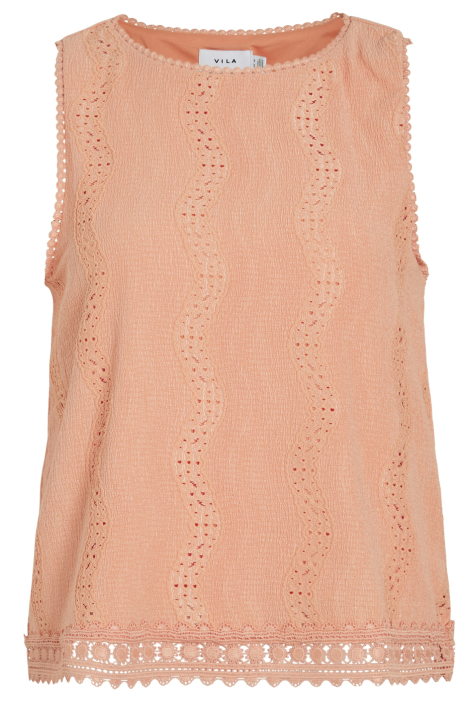Vila oranje dames top