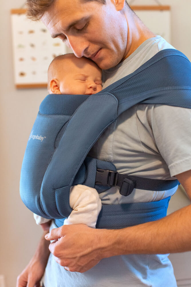 Embrace Neugeborenentrage - Soft Air Mesh - Blue