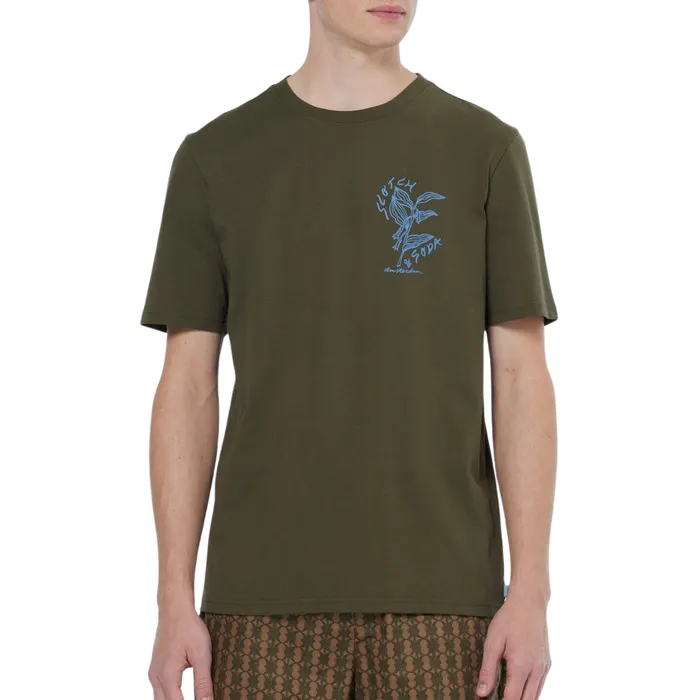Scotch & Soda Left Chest Artwork Shirt Heren