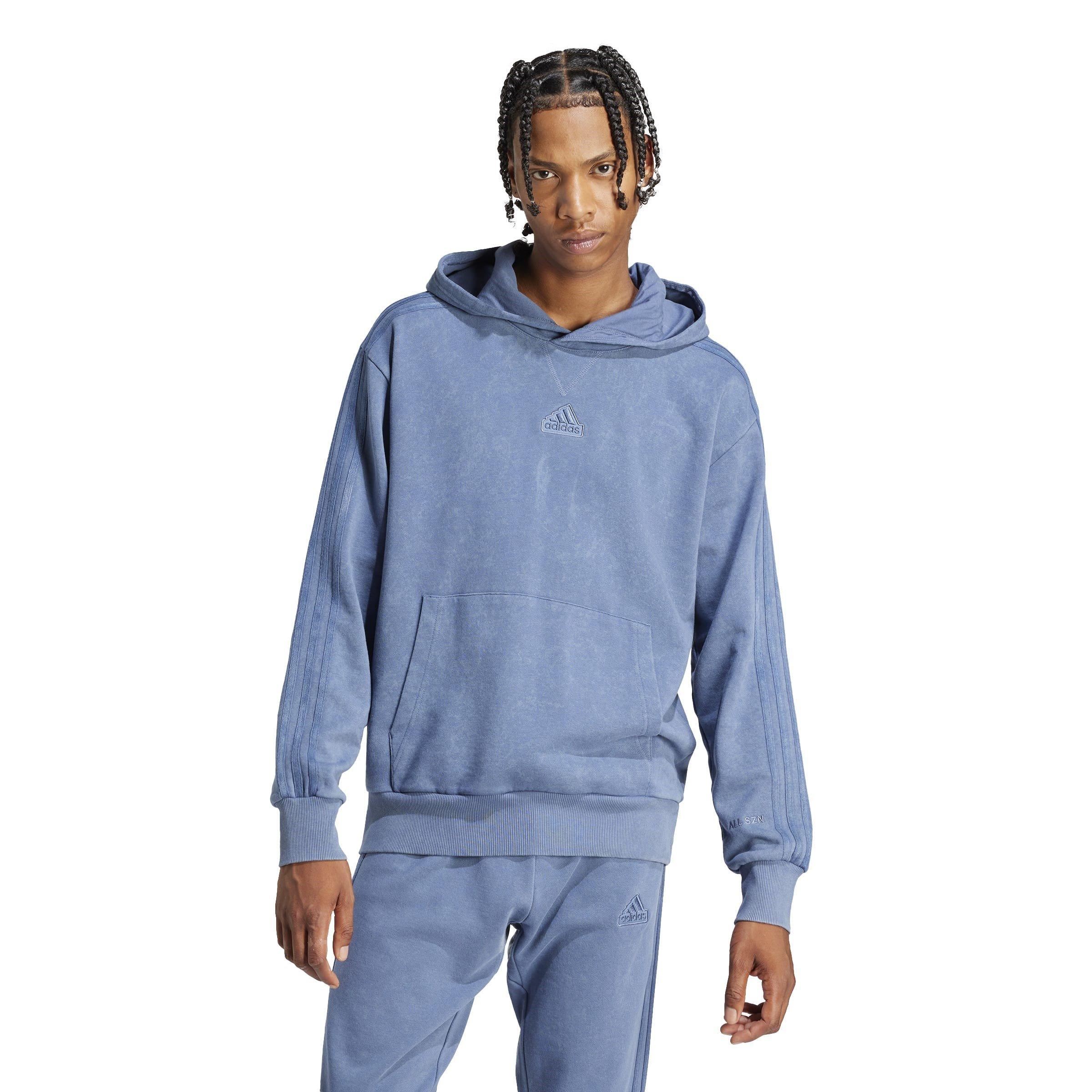 adidas ALL SZN 3 Stripes Hoodie Mens