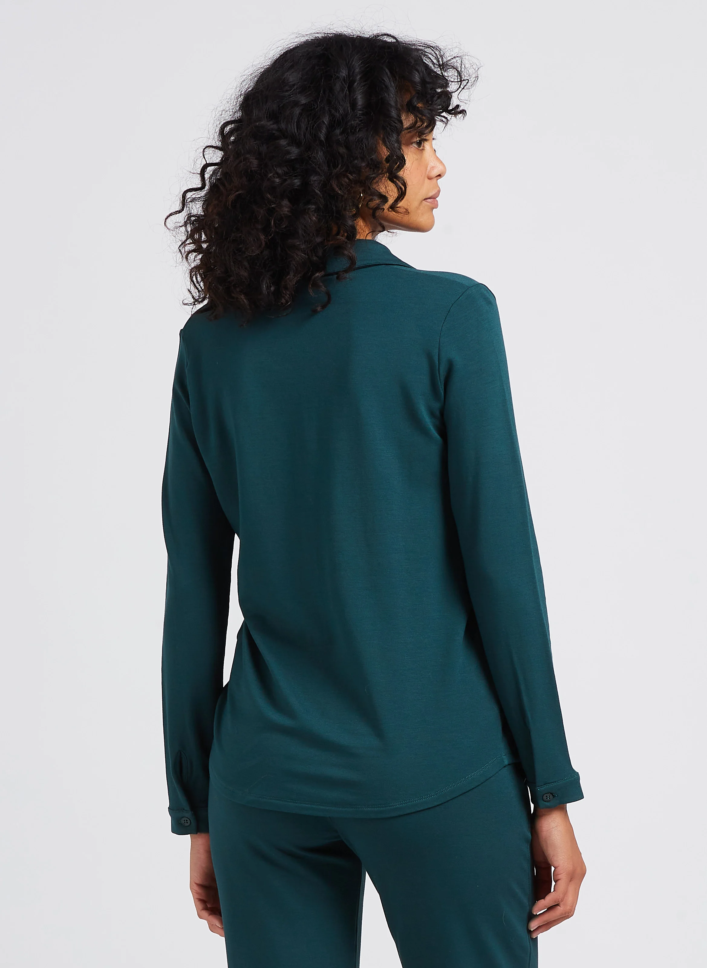 Chemise col classique | Vert