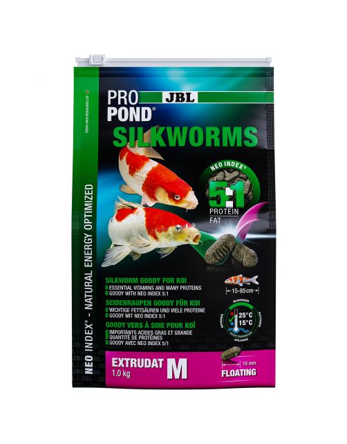 Jbl Propond Silkworms - Vijvervoer - 1 kg M