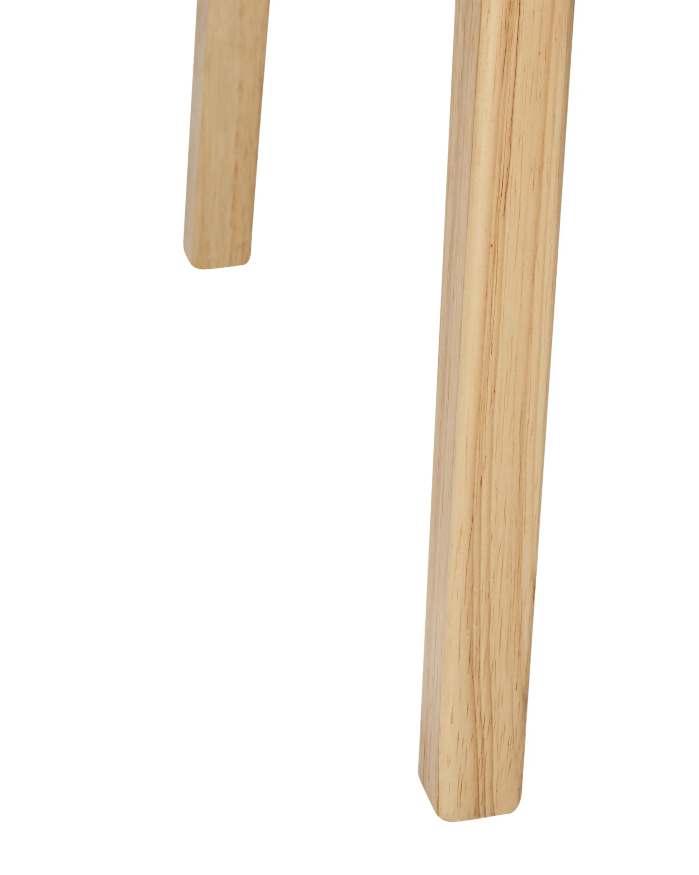 Set van 2 eetkamerstoelen SMILEY Hout Lichtgrijs