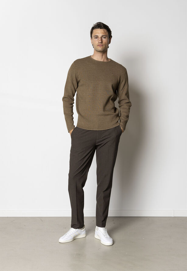 Clean Cut Copenhagen Oscar knit Brown melangè