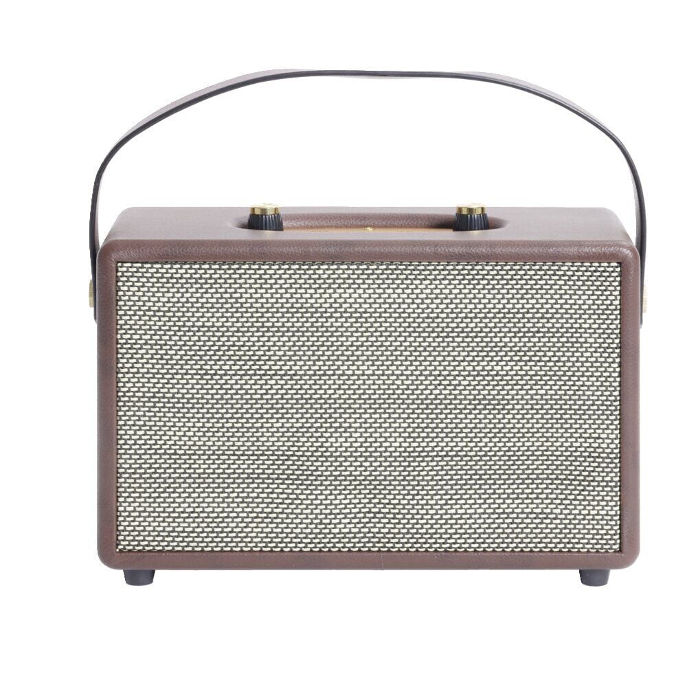 Enceinte rétro bluetooth en bois 20W