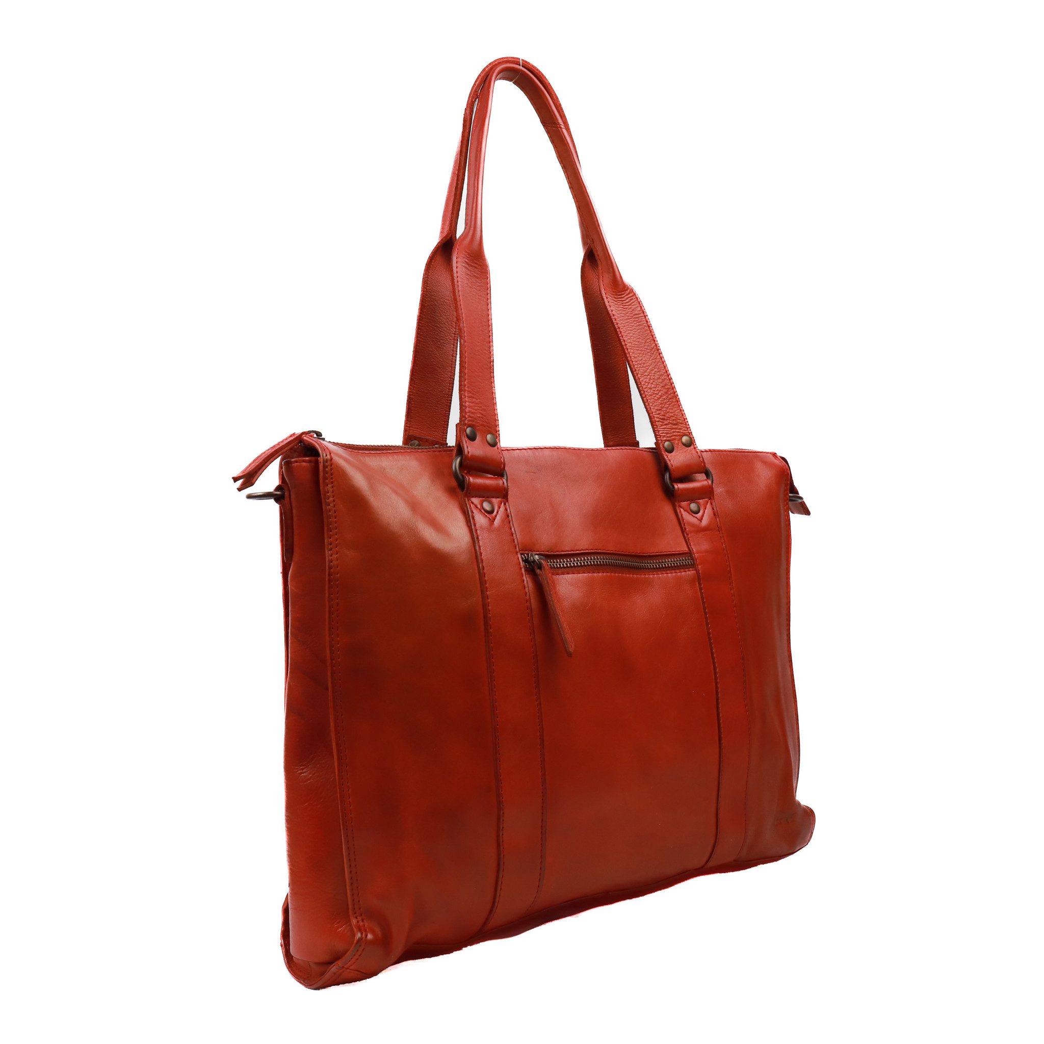 Bear Design Cow Lavato Hand/ Schoudertas 15 inch Mea Rood CL35221