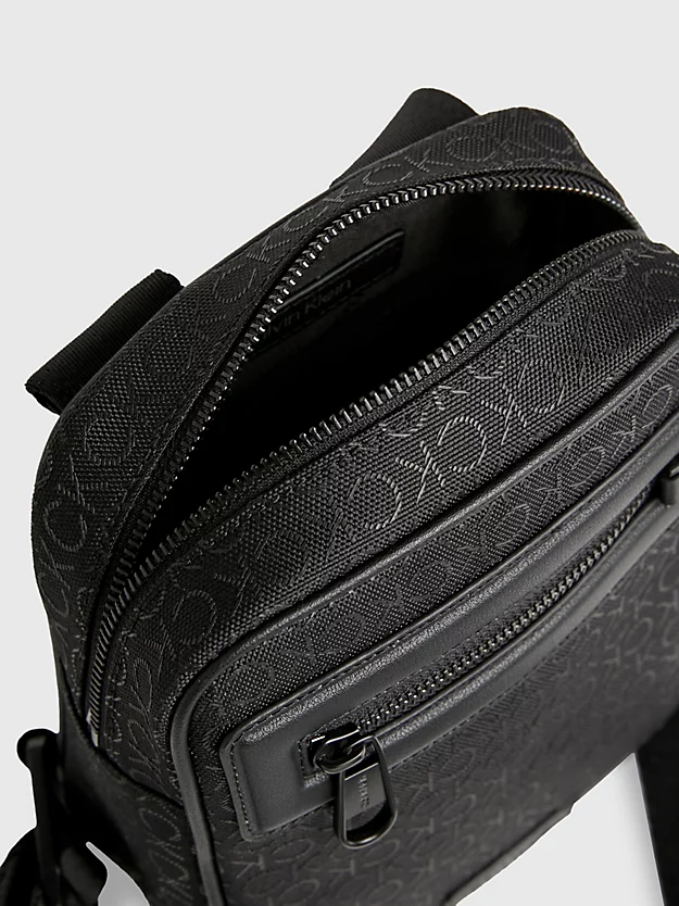 Bolsa de ombro conversível pequena para repórter com logotipo.