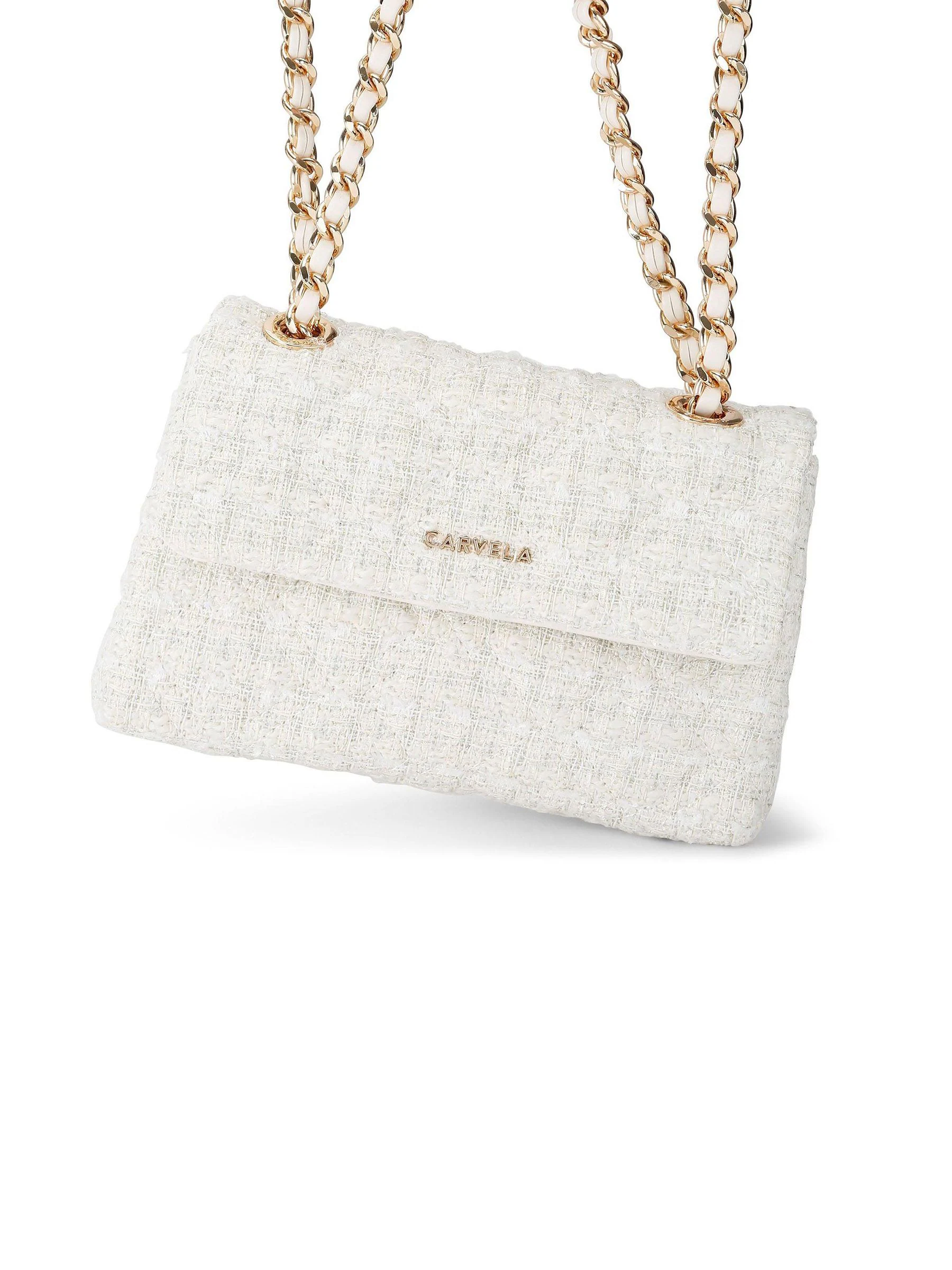 Crème chroom - Carvela Rosa Chain Shoulder Bag
