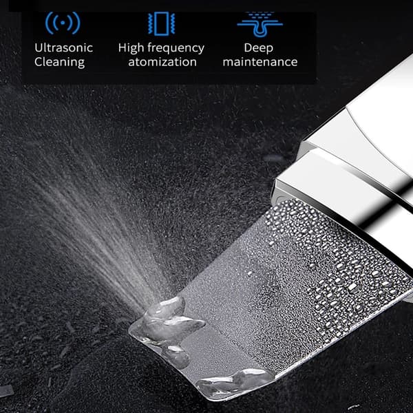 INF Ansiktsrenser med ultralyd for peeling Hvit